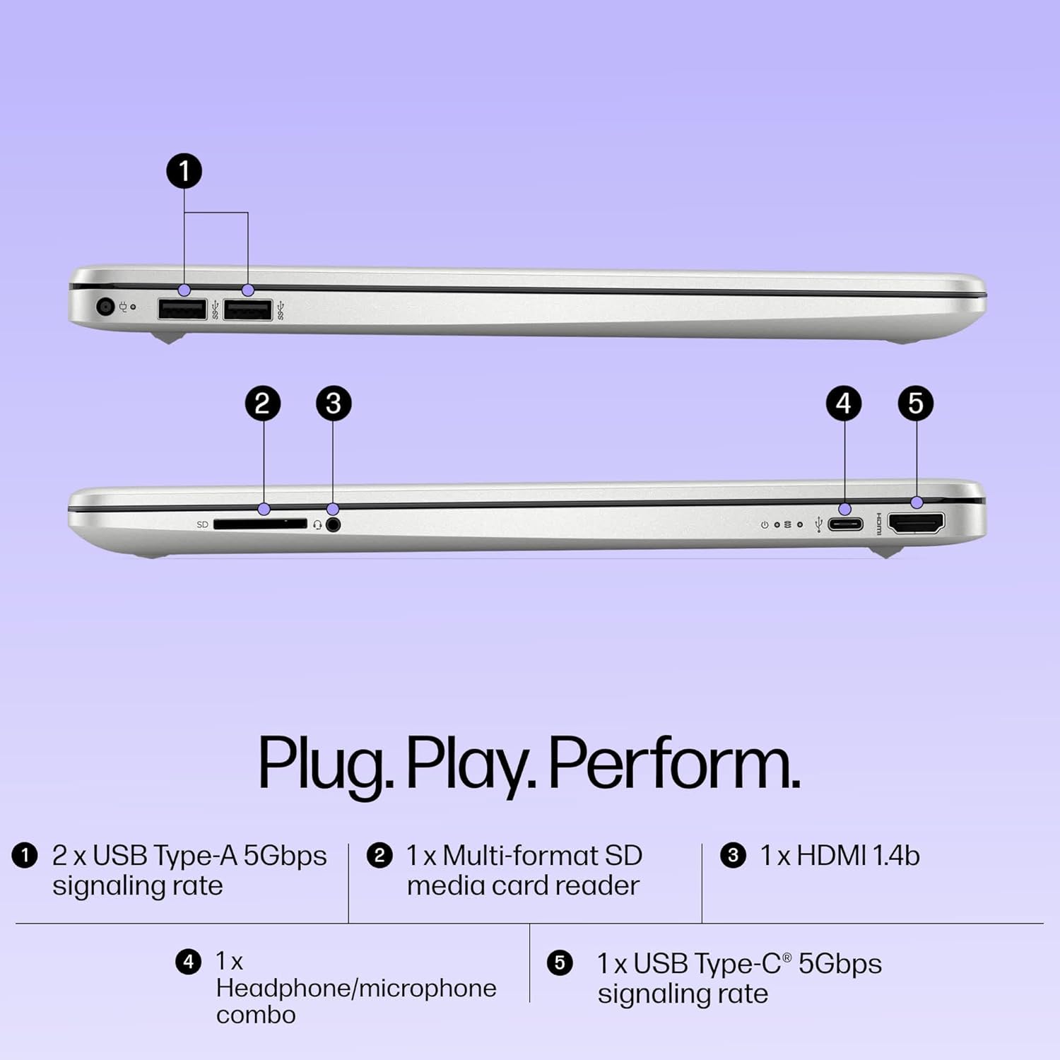 9D3N6PA#ACJ Notebook PC HP15s-fq5327TU - HP