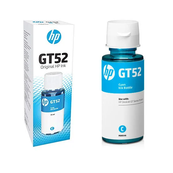 M0H54AA Cartridge Ink Bottle GT52 Cyan Original 70.0ml - HP