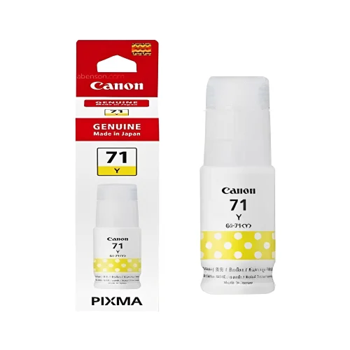 Printer Ink Bottle Canon 70.0ml- Yellow  GI-71