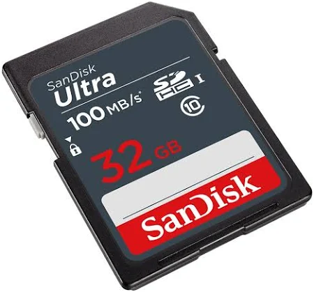 CAMERA CARD Sandisk ULTRA 100 MB/S UHS-I SDHC CARD 32GB (SDSDUNR-032G-GN3IN)
