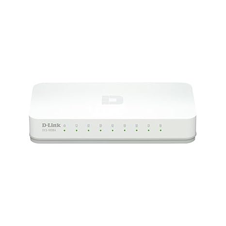 D-Link DES-1008C 10/100 Mbps Unmanaged Switch 8 Ports