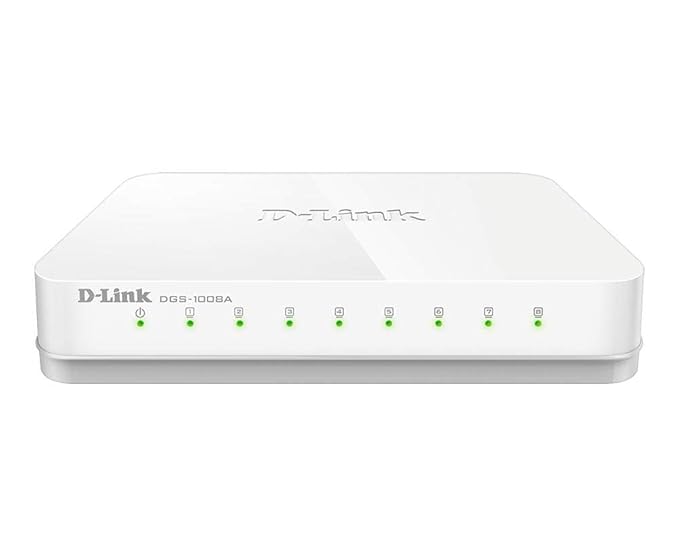 D-Link DGS-1008A 8-Port Gigabit Easy Desktop Switch