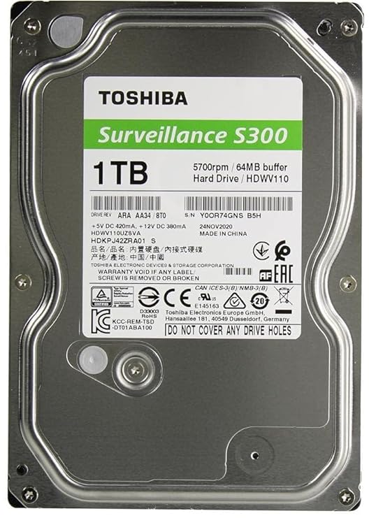 Hard Disk  Desktop 1TB Toshiba(HDWV110)